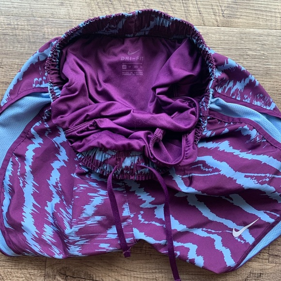 Nike running shorts liner blue purple zebra xs - Picture 3 of 4